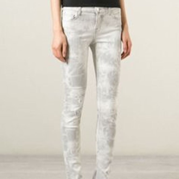 J BRAND JEANS Rail FAME Tie Dye DISTRESS - Picture 2 of 4